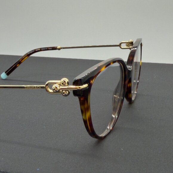 Tiffany & Co. TF2217 Brown Tortoise frame with Clear lens 53/17/140 - Picture 9 of 9
